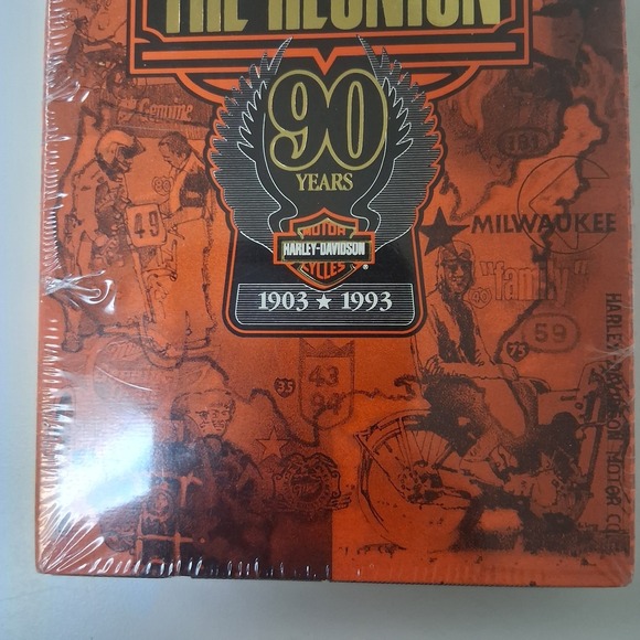 Harley Davidson The Reunion VHS Sealed 90 Years Miller Genuine Draft Motorcycle - Picture 2 of 7